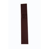Custom Top-Grain Leather Bookmark - Chocolate Brown
